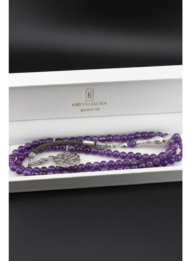 Kamins Collection Amethyst Tasbih Prayer Beads - Image 2