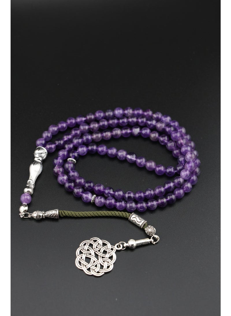 Kamins Collection Amethyst Tasbih Prayer Beads - Image 4