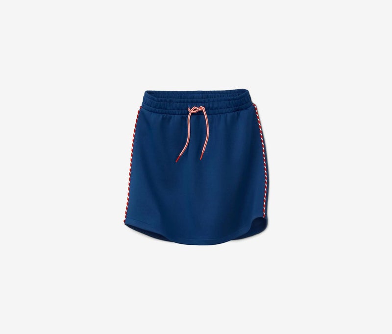 Tchibo Kids Girls Sporty Jersey Skirt, Navy - Image 2