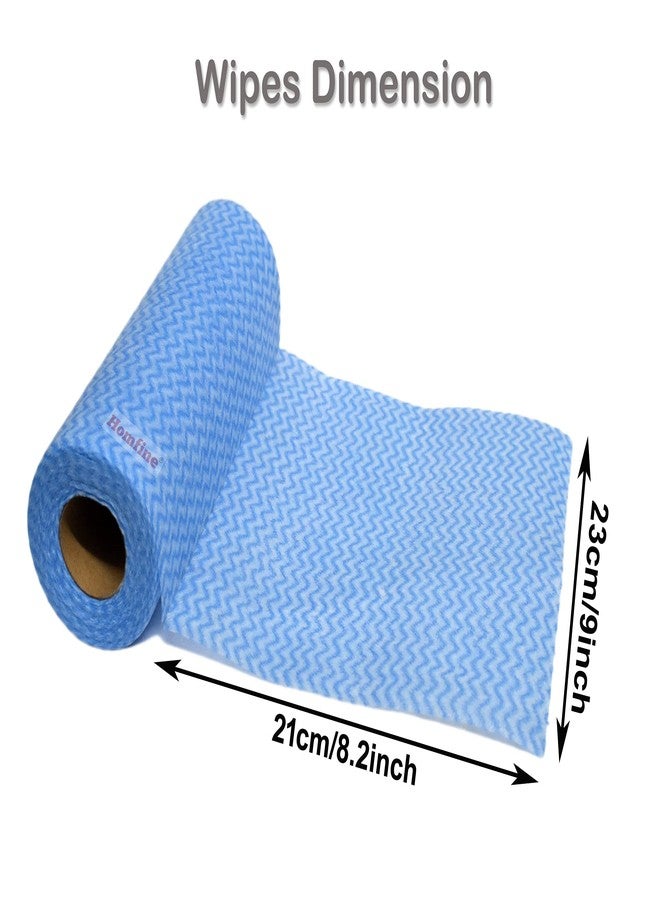 Homfine® Non-Woven Heavy Duty Kitchen Wipes/Towel | Tissue Paper Roll Washable/Reusable for Multipurpose Cleaning (70Pulls in Each Roll) - Colour May Vary (1) - Image 3