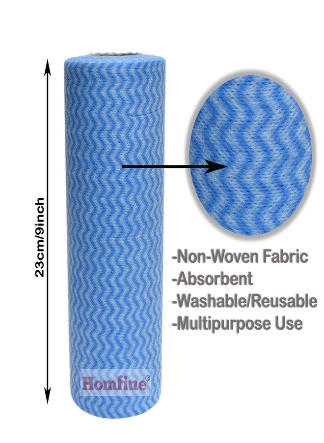 Homfine® Non-Woven Heavy Duty Kitchen Wipes/Towel | Tissue Paper Roll Washable/Reusable for Multipurpose Cleaning (70Pulls in Each Roll) - Colour May Vary (1) - Image 2