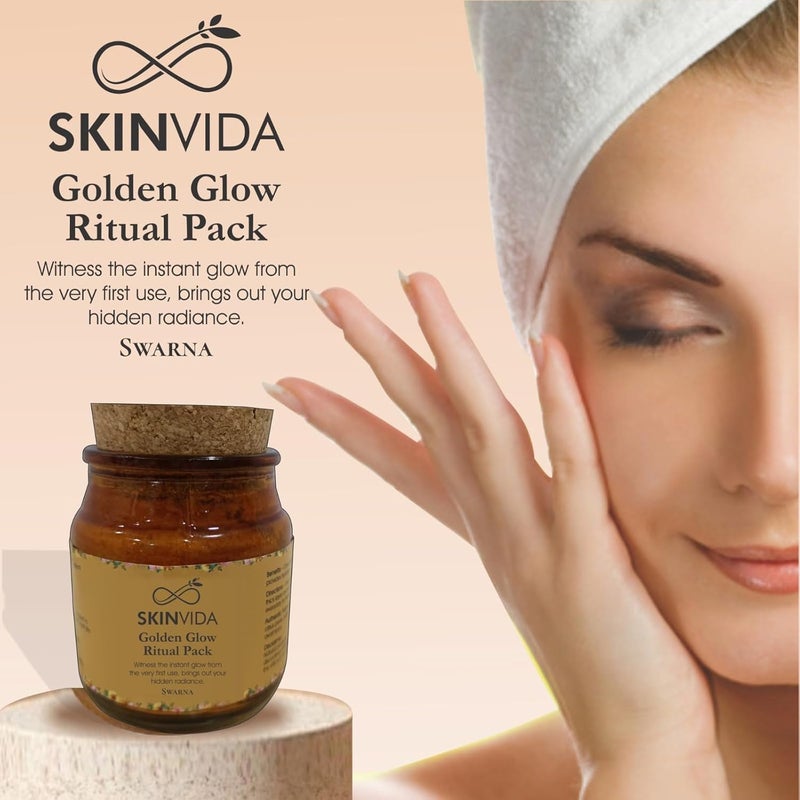 Skinvida Swarna Golden Glow Ritual Pack 50 - Image 3