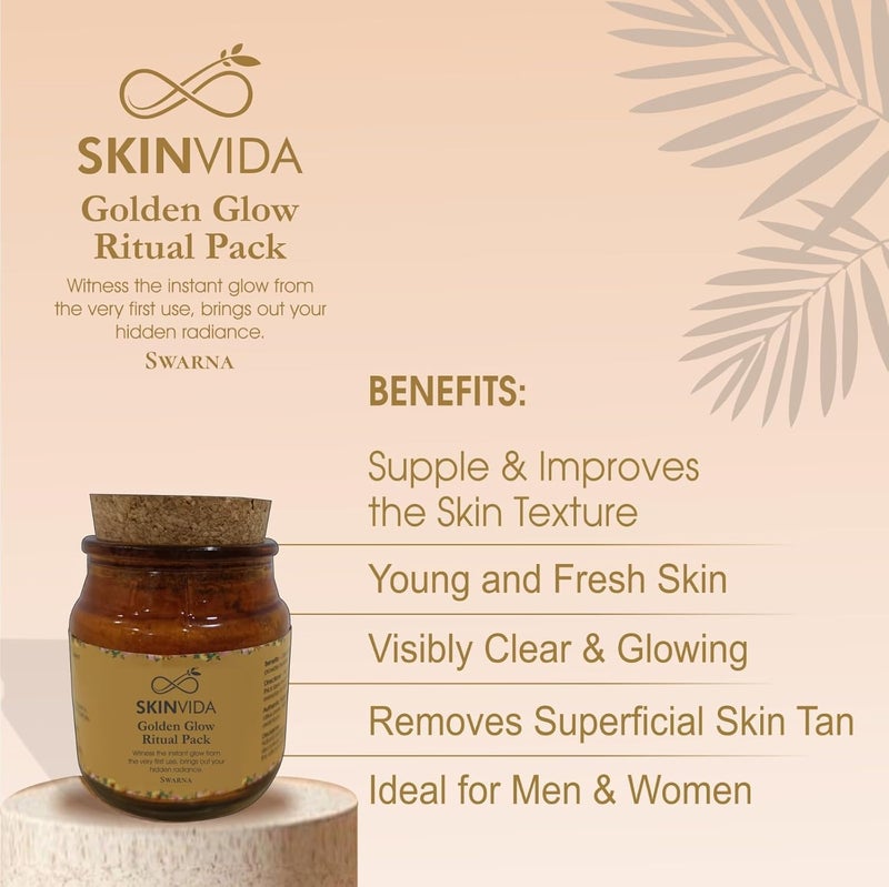 Skinvida Swarna Golden Glow Ritual Pack 50 - Image 2