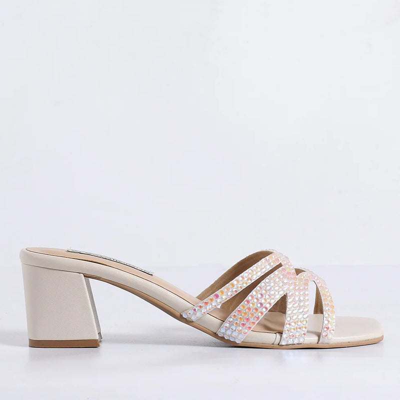 Crystalicious Asin 2.0 Hand-Crafted Women Rhinestones Heels Comfortable Soft All-Day Wear For For Parties Weddings - Image 3