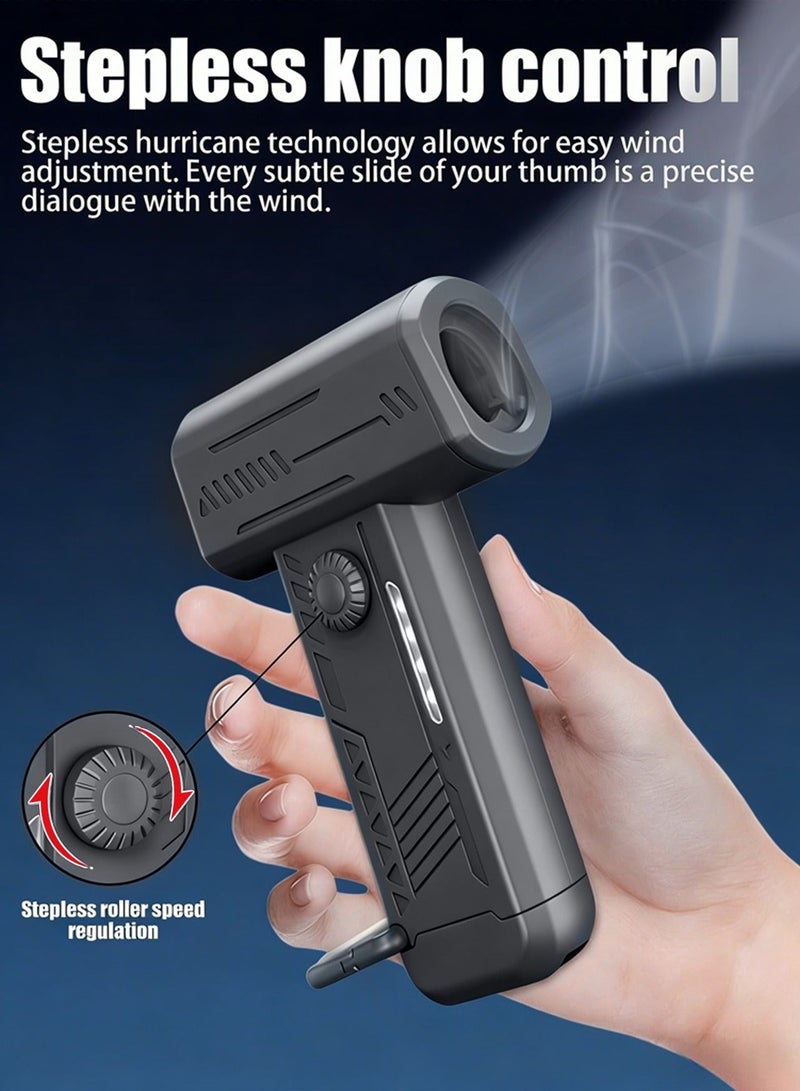 Leon Home Rechargeable air duster, wireless cleaning blower, 130,000 revolutions per minute airflow, 4000 mAh battery, suitable for computers, cars, offices, and courtyards. - Image 4