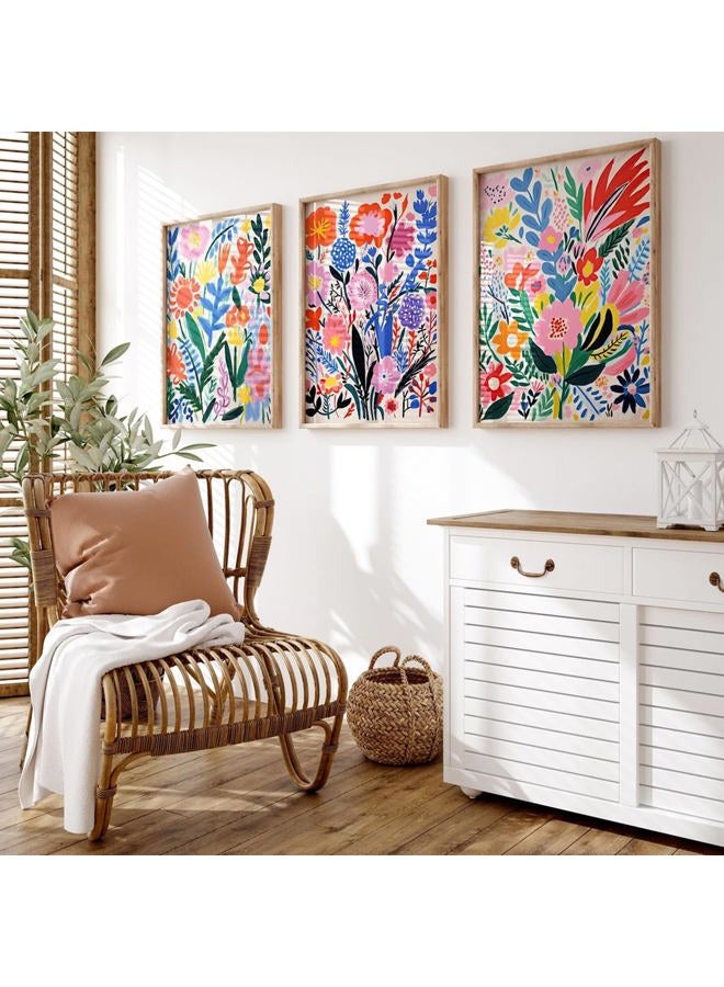 Joocrise Matisse Style Floral Art Prints - 12x16 Unframed - Image 1