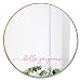 YYDESN Hello Gorgeous Pink Mirror Decal Vinyl Bathroom Wall Sticker Motivational Quote for MirrorGlassTile 15x25 Inch PVC Sticker - Image 2