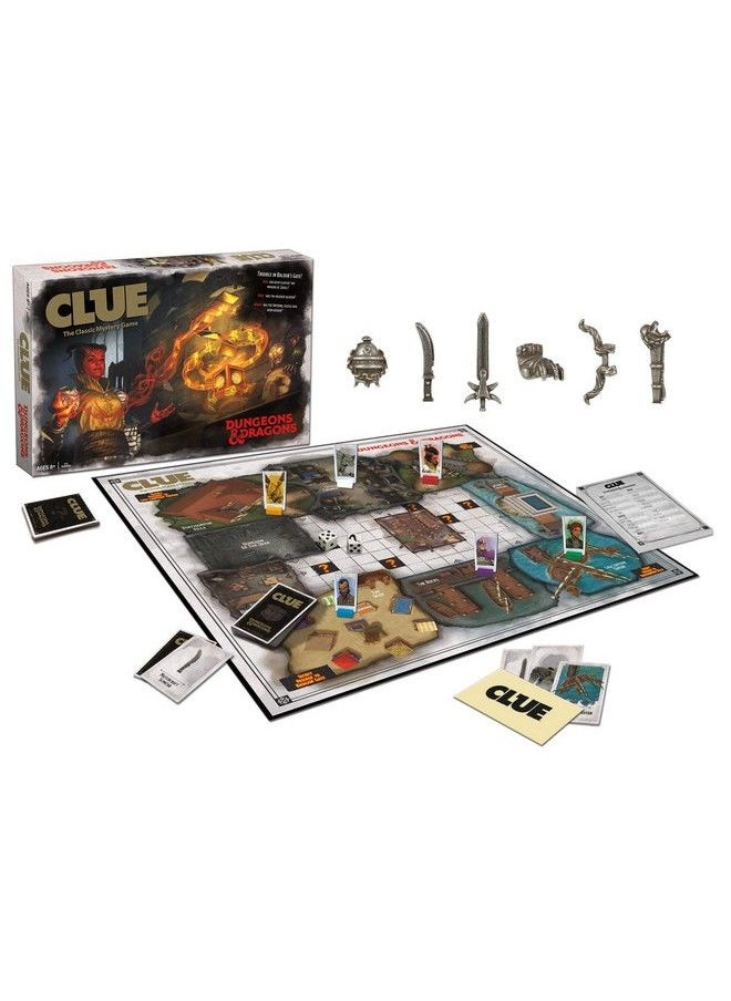 USAopoly - Clue Dungeons & Dragons ; Collectible Dungeons And Dragons Clue Game (2019 Version) ; Officially Licensed D&D Board Game - Image 1