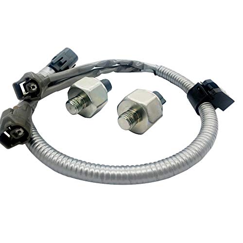 Amrxuts 89615-12090 Two Sensor and 1 Set Harness Fit for Lexus ES300 GS300 IS300 SC300 RX300 RX330 for Toyota Avalon Camry Celica Highlander Sienna Solara 89615-12050 - Image 1