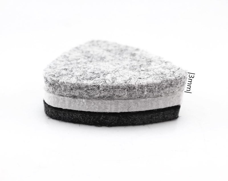 Honbay 9pcs Felt Picks for Guitar, Ukulele, Bass - Image 4