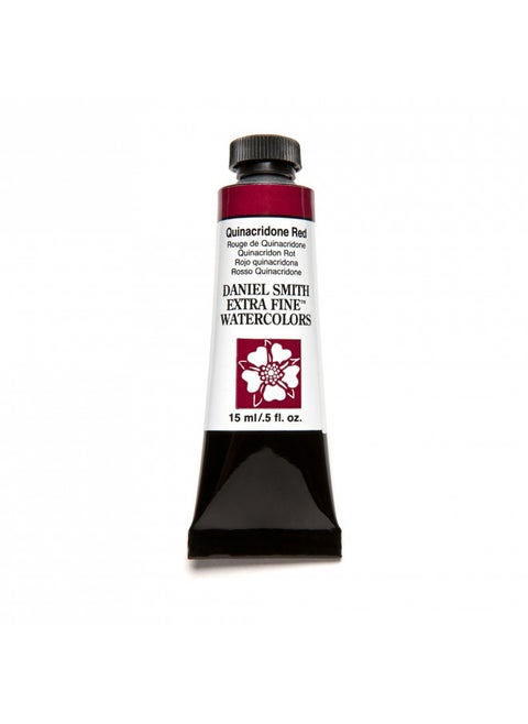 Daniel Smith 284600091 Extra Fine Watercolor 15ml Paint Tube, Quinacridone, Red, 0.5 Fl Oz (Pack of 1)