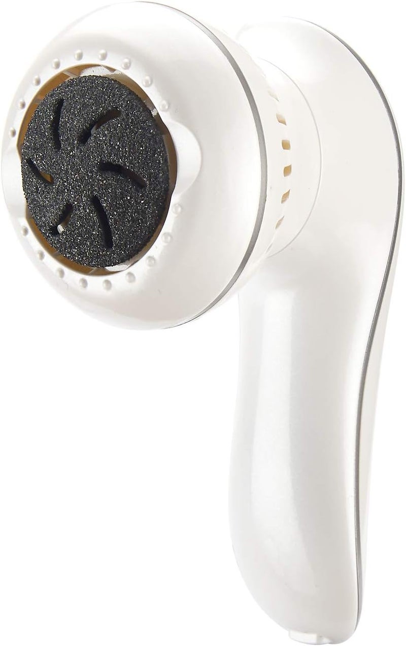 Rio 60 Second Electric Nail File Spa Pedicure Hard Skin Callus Remover with 3 Discs Gentle Medium and Coarse USB Rechargeable and Vacuum Action for Dead Skin - Image 1