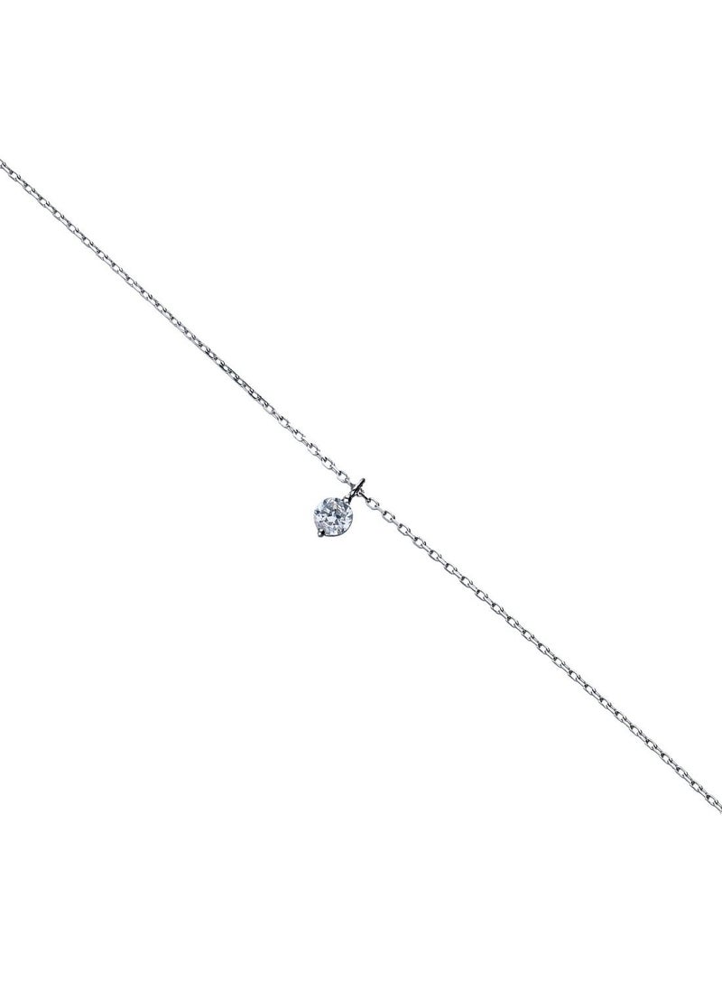 FK Jewellers - Sterling Silver 925 Solitaire Bracelet - FKJBRLSLU1024 - Image 1