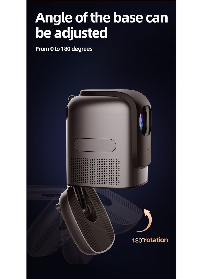 GULFLINK TZ-1 Home Office Teaching Cinema Projector WIFI 6 1080P HD Ceiling Projection 1gb + 32gb Portable Android Tv Projector - Image 4