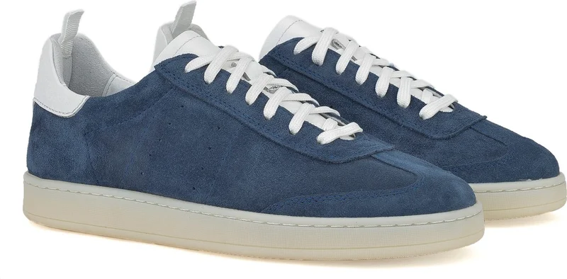 زيا , Men's Genuine Leather Sneaker 1411026Z2122 Blue