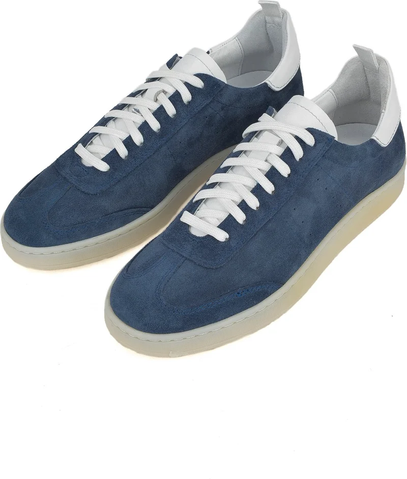 زيا , Men's Genuine Leather Sneaker 1411026Z2122 Blue