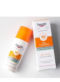 Eucerin Eucerin sun protection very high protec tion 50+ SPF UVB UVA Oil Control advanced spectral technology oily acne prone skin dry touch sun gel - cream ultra light 50ml  - Image 2
