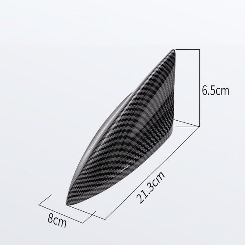 Shark Fin Antenna Cover for Jeep Cherokee 2014-2015 Car Antenna Caps Fit Stylish Appearance Shark Shape Roof Antenna Cover Replacement Part,A-Black - Image 2