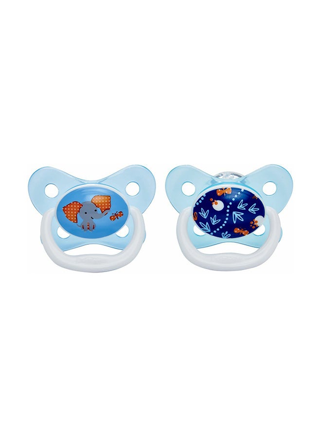 Dr. Brown’s 2-Piece Butterfly Shaped Pacifier Set - Image 1
