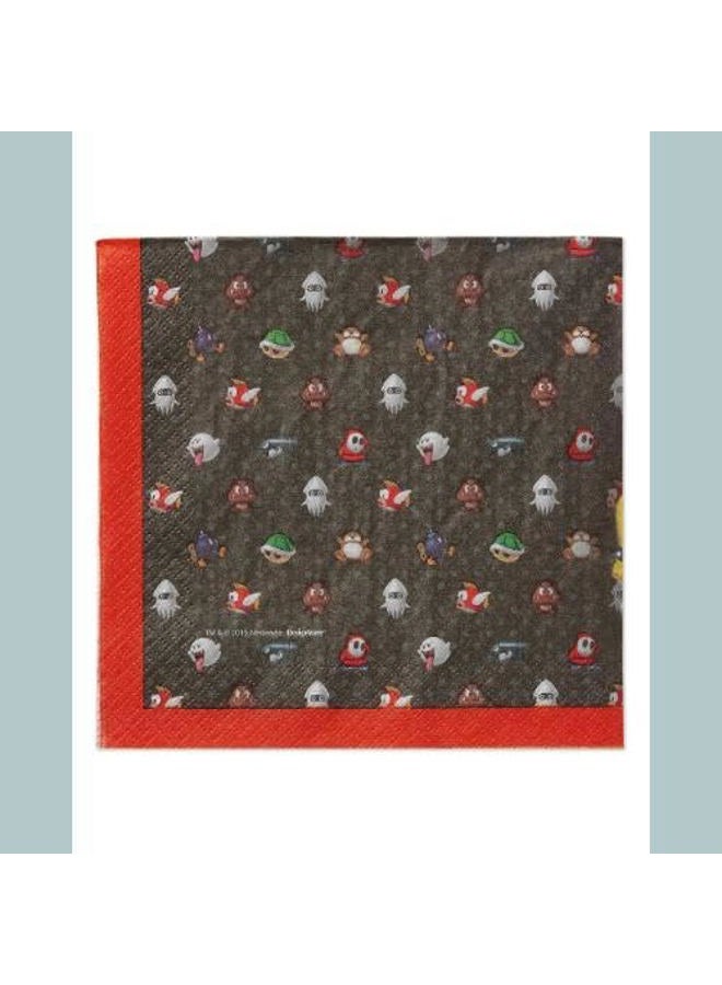 Amscan 511554 Super Mario Brothers Luncheon Napkins, 16 pcs, Party Favor - Image 4