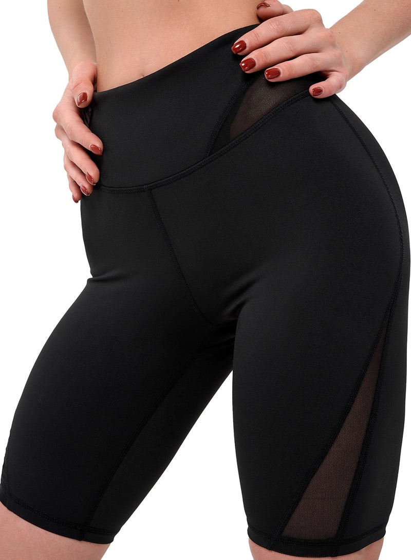 Bona Fide Premium Quality High Waist Biker Shorts for Women with Push Up - Womens Shorts for Gym, Workout - Image 1