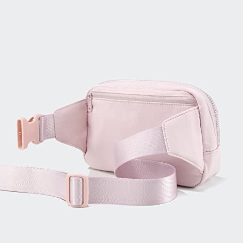 Pander Belt Bag Large 2L, Nylon Fanny Pack Purse for Women and Men with Adjustable Strap, Pink - Image 4
