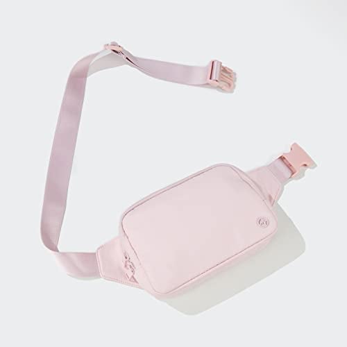 Pander Belt Bag Large 2L, Nylon Fanny Pack Purse for Women and Men with Adjustable Strap, Pink - Image 3