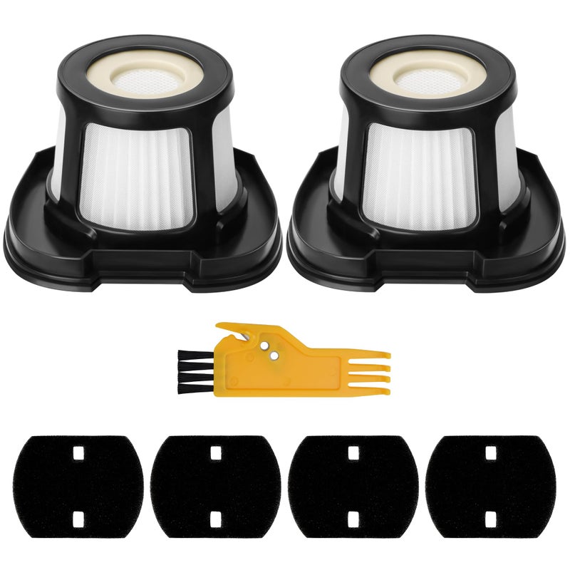 2284W 2390A Vacuum Replacement Filter for Bissell Pet Hair Eraser Filter Hand Vacuum 2390 2389 2579 Compared to Part 1614212 1614203 1614204 2 Mesh Filter and 4 Foam Filter