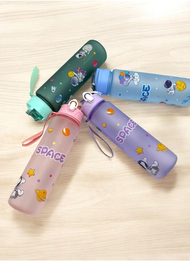 QSHOP Sports Water Bottle - Eco-Friendly Drink Sustainable - 900ml - Leak Proof, Large Capacity, BPA Free, Ideal for Office, Gym  - Image 2