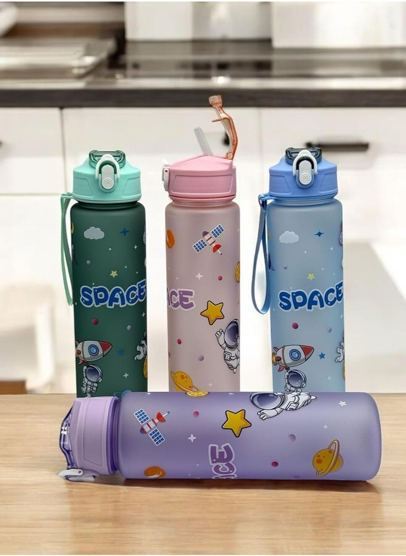 QSHOP Sports Water Bottle - Eco-Friendly Drink Sustainable - 900ml - Leak Proof, Large Capacity, BPA Free, Ideal for Office, Gym  - Image 3