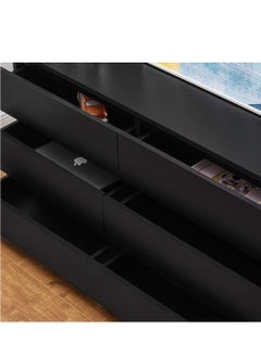 Living Chest of 6 drawers Modern Bedside Storage Cabinet  for Living Room 160*48*79 CM  - Image 5