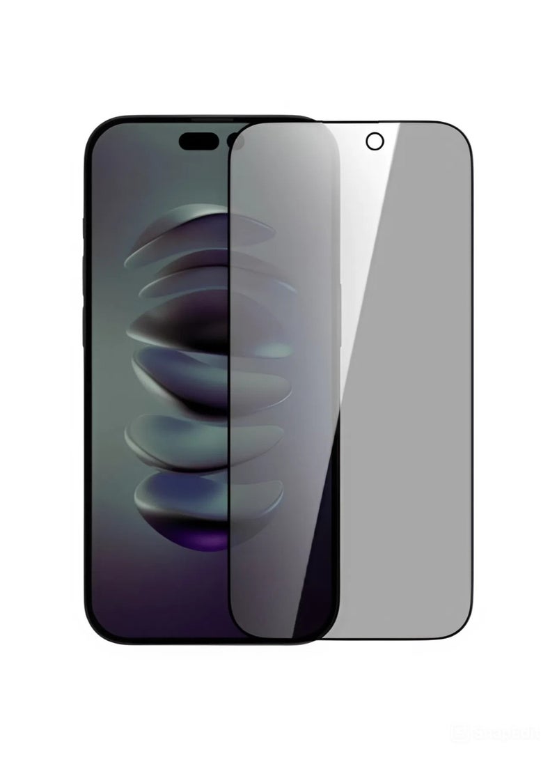 Glow Anti-Spy iPhone Screen Protector for iPhone 15 Pro, maximum screen protection from scratches and breakage - Image 1