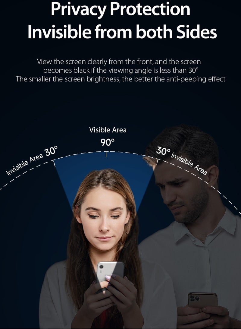 Glow Anti-Spy iPhone Screen Protector for iPhone 15 Pro, maximum screen protection from scratches and breakage - Image 2