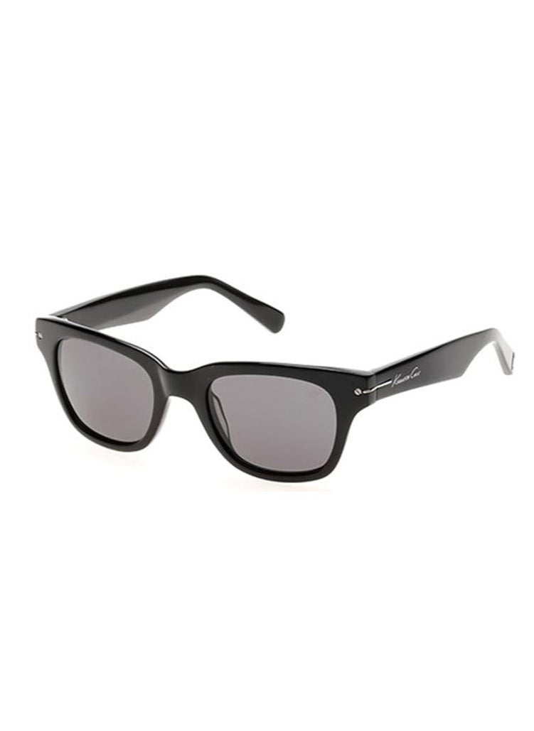 Kenneth Cole Kenneth Cole Black Wayfarer shape Sunglasses with Grey lenses KC7173 01A 50mm for Small Faces  - Image 1