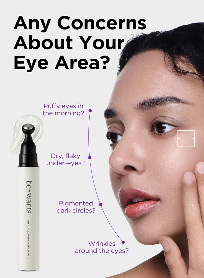 BE+WANTS Bewants Instant Eye Bag Remover for Puffiness, serum roller for dark circles and puffiness, under eye treatment with bamboo water, Vegan Collagen - Image 3