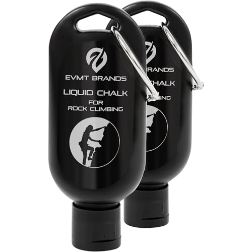 EVMT Brands Liquid Chalk, Mess Free Gym Chalk for Weightlifting, Gymnastics, Rock Climbing, Dancing. Sweat Resistant and Long Lasting for Stronger Grip. Package May Vary. - Image 1