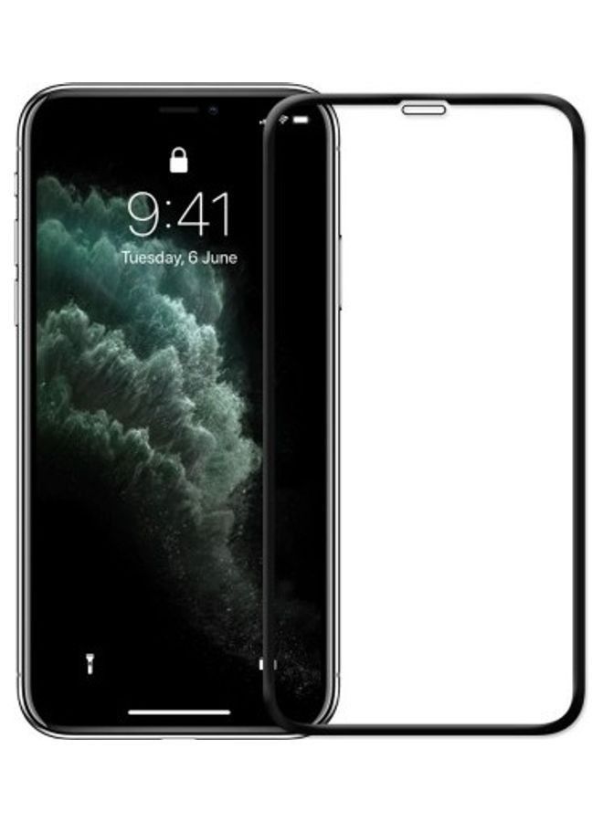 Tempered Glass Screen Protector For Apple iPhone 12 Pro Max Black/Clear