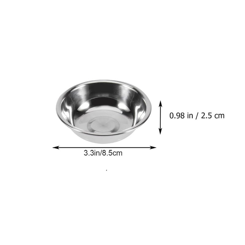 6 Pcs Stainless Steel Sauce Dishes For Condiments Home Party And Outdoor Events - Image 3