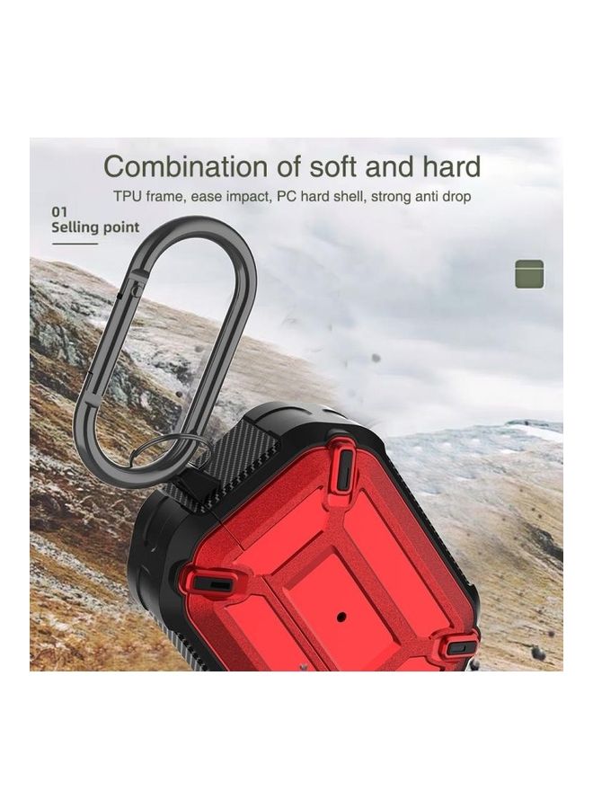 Shockproof Silicone Wireless Earphones Protective Case For Apple AirPods Pro Green - Image 4