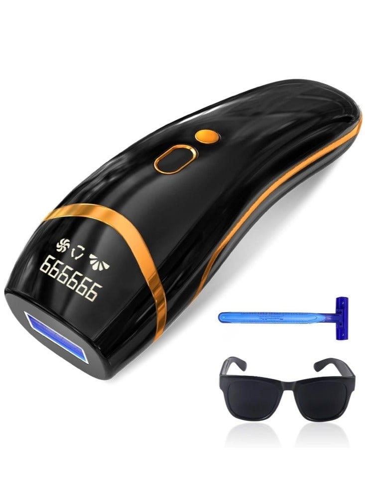 Ru syanl Electric Shaver Laser Hair Removal Permanent for Women and Men 999999 Flashes at-Home Hair Removal Device for Facial Legs Arms Whole Body Treatment  - Image 2
