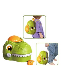 Swift 49 Pcs Kitchen Playset Pretend Food Dinosaur Design, Kitchen Toys for Toddlers, Chef Set Toy Accessories Including, and Easy to Store convertible Back Bag and foldable Carrying Case , Green  - Image 4