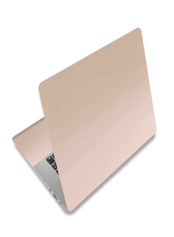AORTDES Laptop Skin Sticker Decal 15-15.6 Inches, Universal Reusable Vinyl Sticker for 12.1 13 13.3 14 15.4 Inches Netbook/Notebook PC, Waterproof & Scratch-Resistant (Light Camel) - Image 1