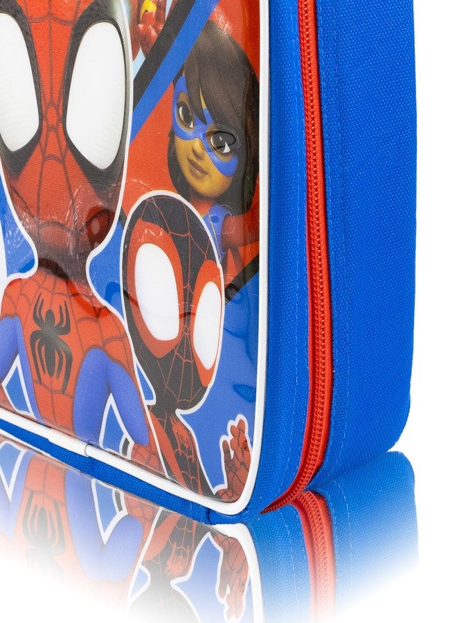 Fast Forward Marvel Spidey and His Amazing Friends Lunch Box for Kids | Insulated Lunch Bag Lunch Box for Boys, Girls, Unisex, Toddlers| Spidey and His Amazing Friends Blue Reusable Lunchbox - Image 4