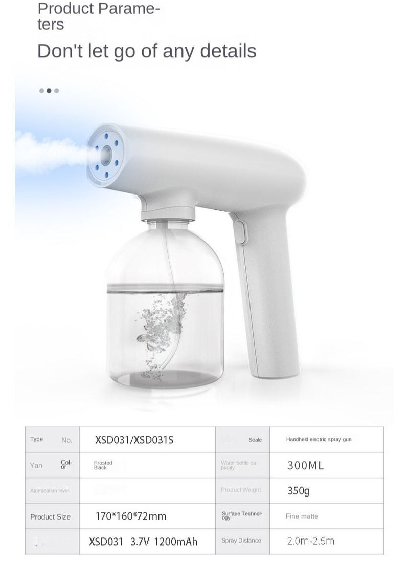 Rechargeable Handheld Spray Disinfectant Gun