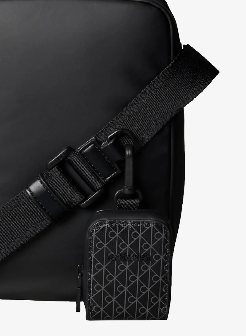 CALVIN KLEIN Black Puffer Utility Reporter Bag for Men | Best Price UAE