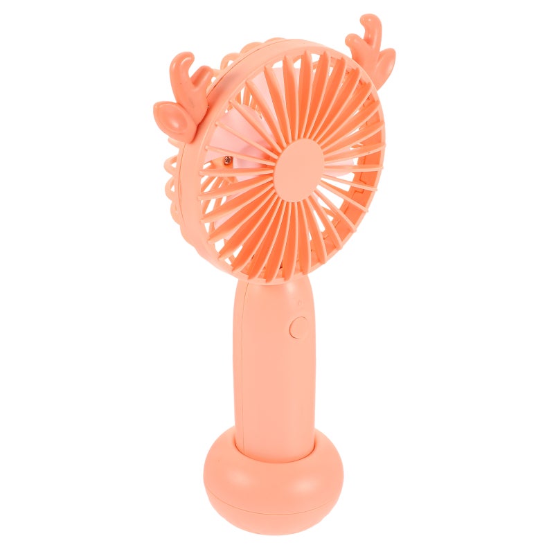 2pcs Mini Handheld Fan Small Fan Portable Cooling Fan Lovely Personal Fan for Travelling - Image 5