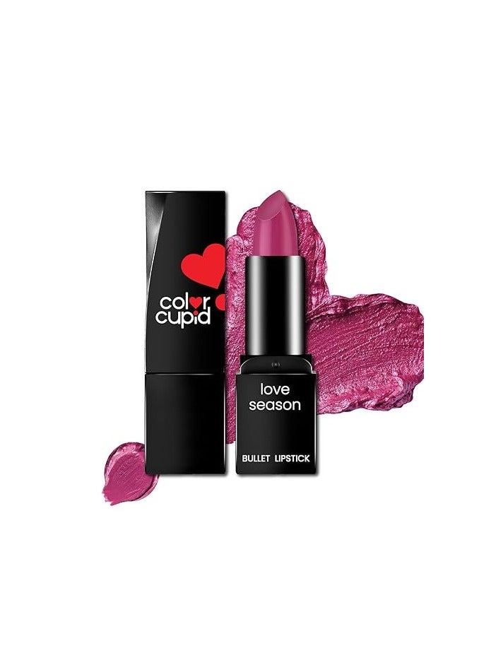 كلر كيوبيد أحمر شفاه بلون مخملي مكثف يدوم 12 ساعة من كولور كيوبيد | غني بحمض الهيالورونيك وزيت الجوجوبا | مقاوم للتحويل والتلطيخ | موسم الحب | زهرة الورد | 4.1 جرام - Image 1