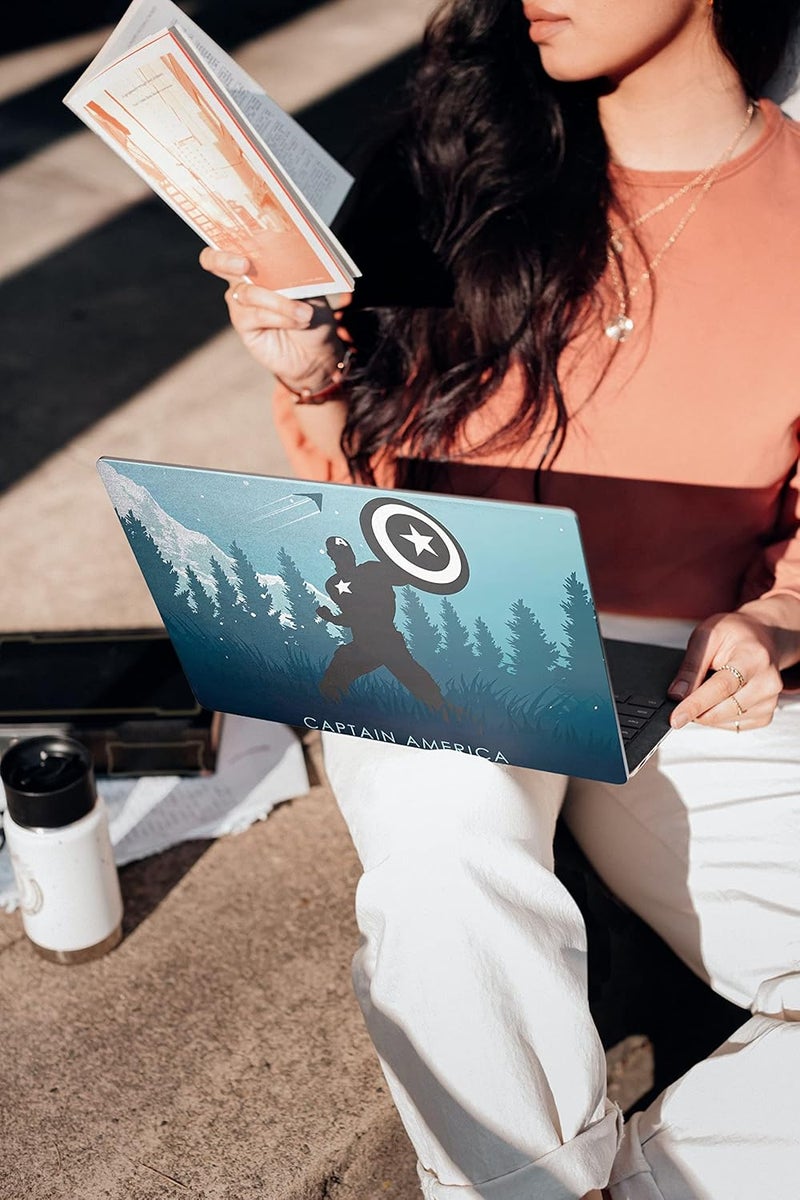 AtOdds Laptop Skin Sticker | Compatible for 14.6 inch Laptop - Notebook - MacBook | Bubble Free Application | Scratchproof Matte Finish | Full Body Coverage (Design-113) - Image 3