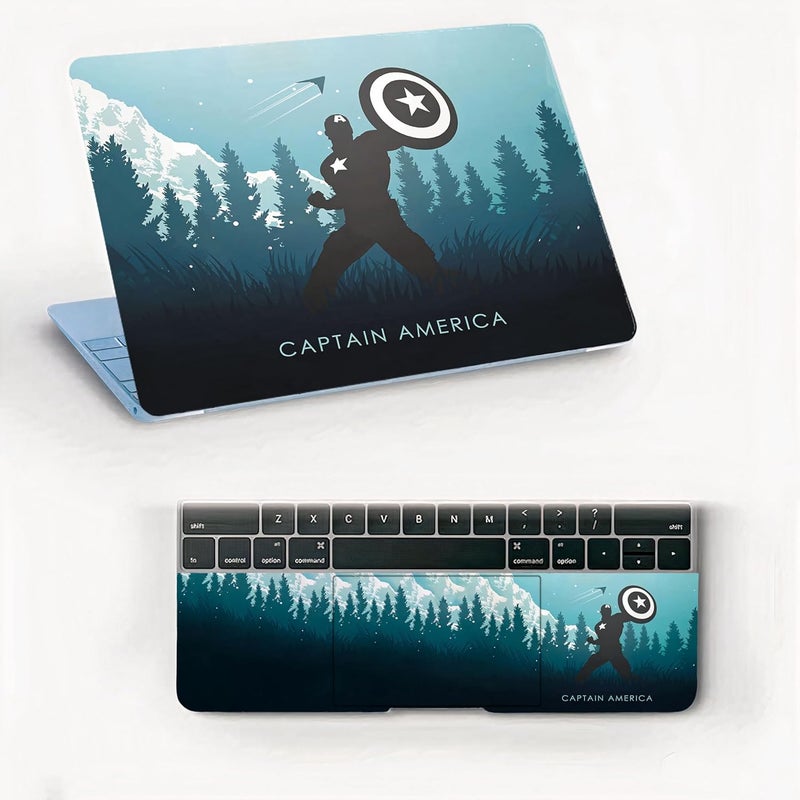 AtOdds Laptop Skin Sticker | Compatible for 14.6 inch Laptop - Notebook - MacBook | Bubble Free Application | Scratchproof Matte Finish | Full Body Coverage (Design-113) - Image 1