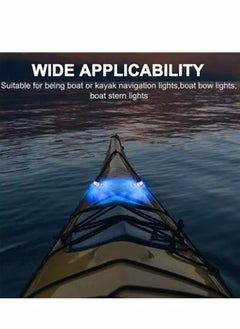 Generic 12 Pieces LED Boating Lights Navigation Safety Bow and Stern Battery Operated with 3 Modes for Pontoon Yacht Motorboat Bike Hunting Night Running Fishing  - Image 2
